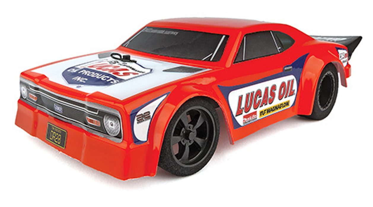 Team Associated 20161 1/28 Scale 2WD DR28 Lucas Oil Drag Race Car RTR with Battery and Charger
