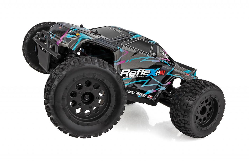 Team Associated 20190C 1/14 RTR Reflex 14MT 4WD Monster Truck (Blue & Purple) Combo