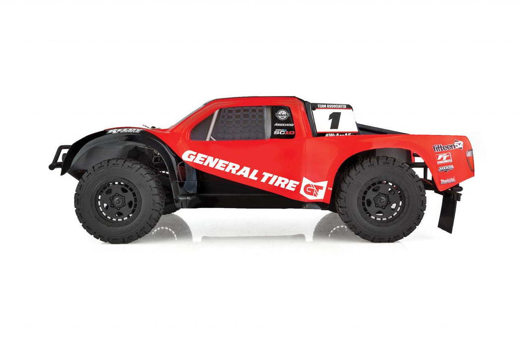 Team Associated 20531C3 1/10 4WD RTR Pro4 SC10 General Tire Off-Road Brushless Short Course Truck