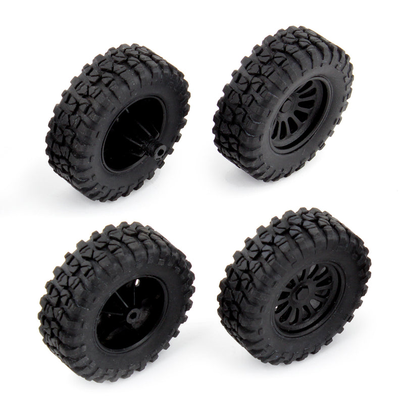 Team Associated 21431 MT28 Mounted Wheels and Tires (4)