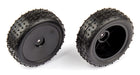 Team Associated 21539 Front Narrow Mini Pin Tires Mounted for Reflex 14T or 14B