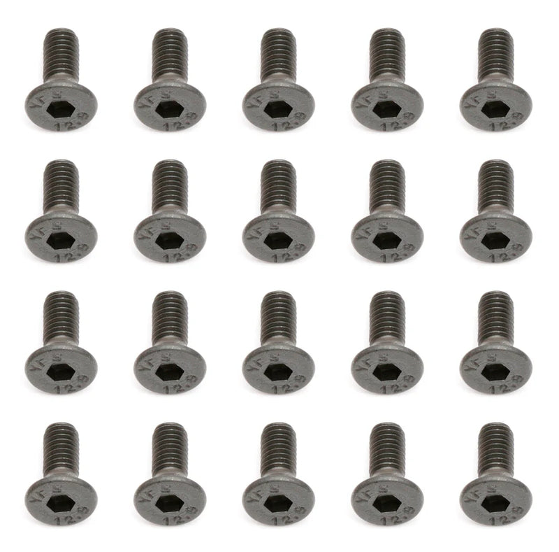 Team Associated 25201 M3X8mm Flat Head Hex Screw (20 Pack)
