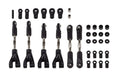 Team Associated 26010 Turnbuckle Set for SR7