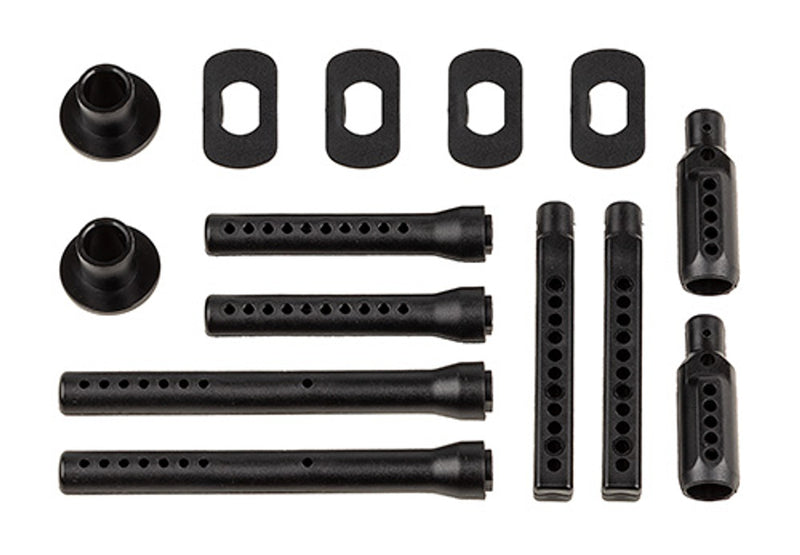 Team Associated 26015 Body Post Set Front and Rear for SR7