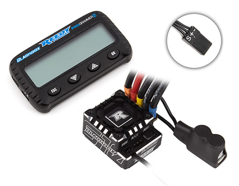 Team Associated 27017 Reedy Blackbox 610R Competition ESC with Programmer