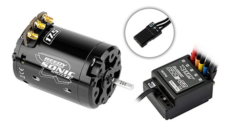 Team Associated 27038 Blackbox 600Z-G2 Brushless ESC / Sonic 540-FT 17.5 Combo