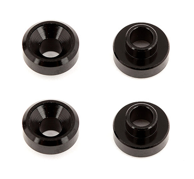 Team Associated 27128 Black Aluminum Servo Washers