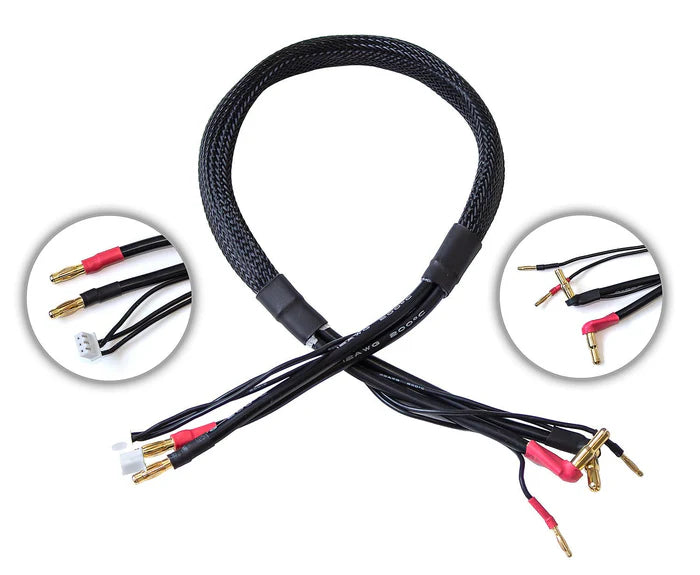 Team Associated 27233 Reedy 1-2S 4mm/5mm Pro Charge Lead