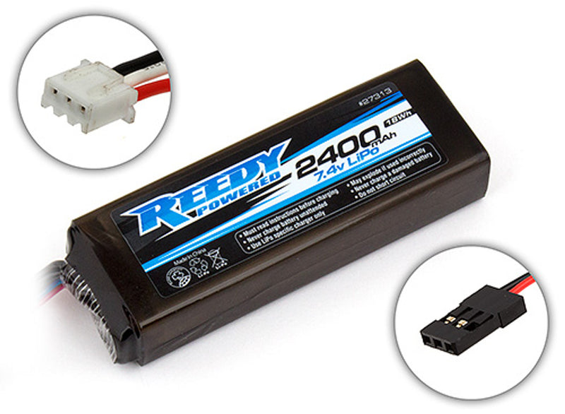 Team Associated 27313 Reedy Pro 2S 7.4V 2400mAh LiPo Battery for Transmitter/Receiver (TX/RX)
