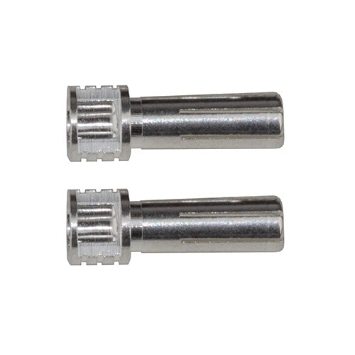 Team Associated 27392 5mm x 14mm Silver Grip Bullets Connectors (2 Pack)