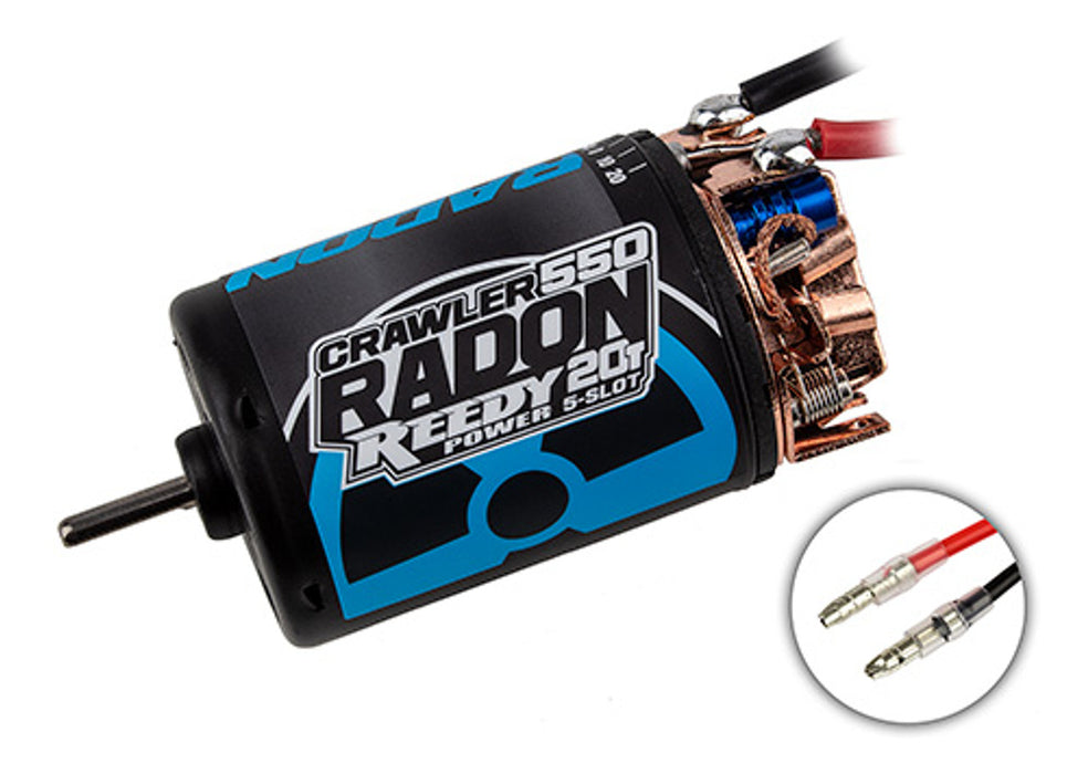 Team Associated 27466 Reedy Radon 2 Crawler 550 20T 5-Slot 1100V Brushed Motor