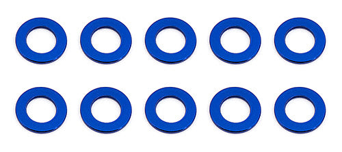 Team Associated 31381 Blue Aluminum 5.5x.5mm Ball Stud Washer (10 Pack)