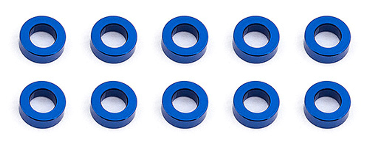 Team Associated 31383 Blue Aluminum 5.5x2.0mm Ballstud Washers (10 Pack)