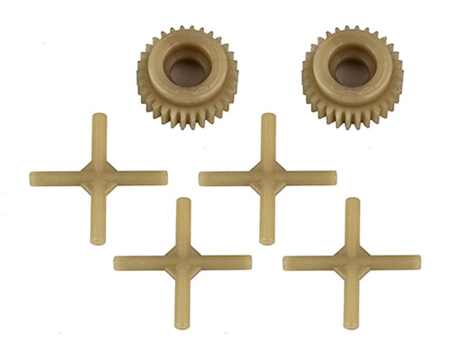 Team Associated 31860 30T Drive Gear and Gear Diff Cross Pins for Apex2