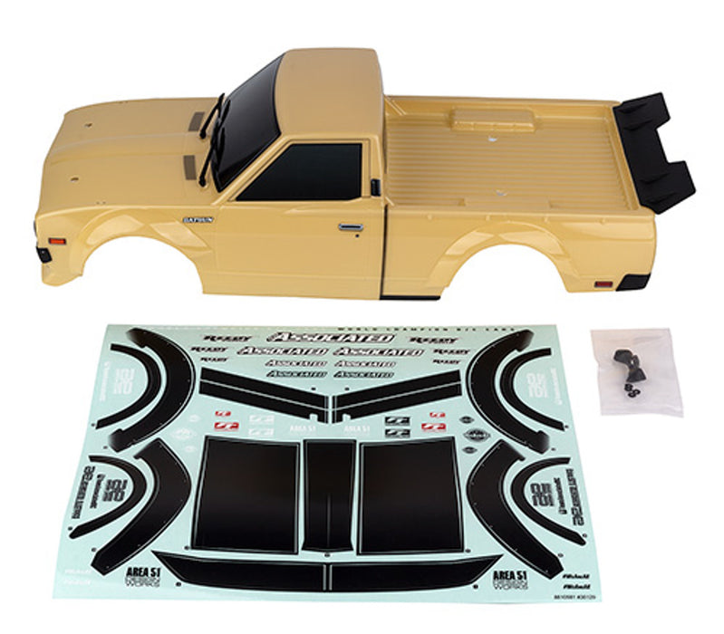 Team Associated 31929 Tan Datsun 620 Body Set for Apex2 Sport