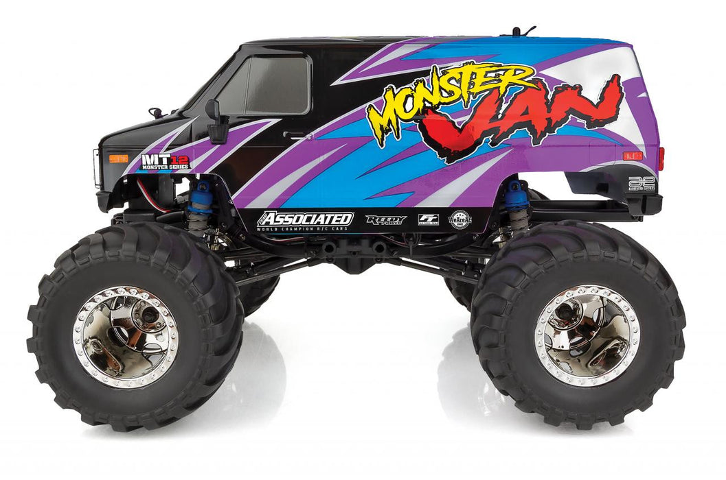 Team Associated 40008C MT12 1/12 4WD Off-Road Monster Van RTR LiPo Combo
