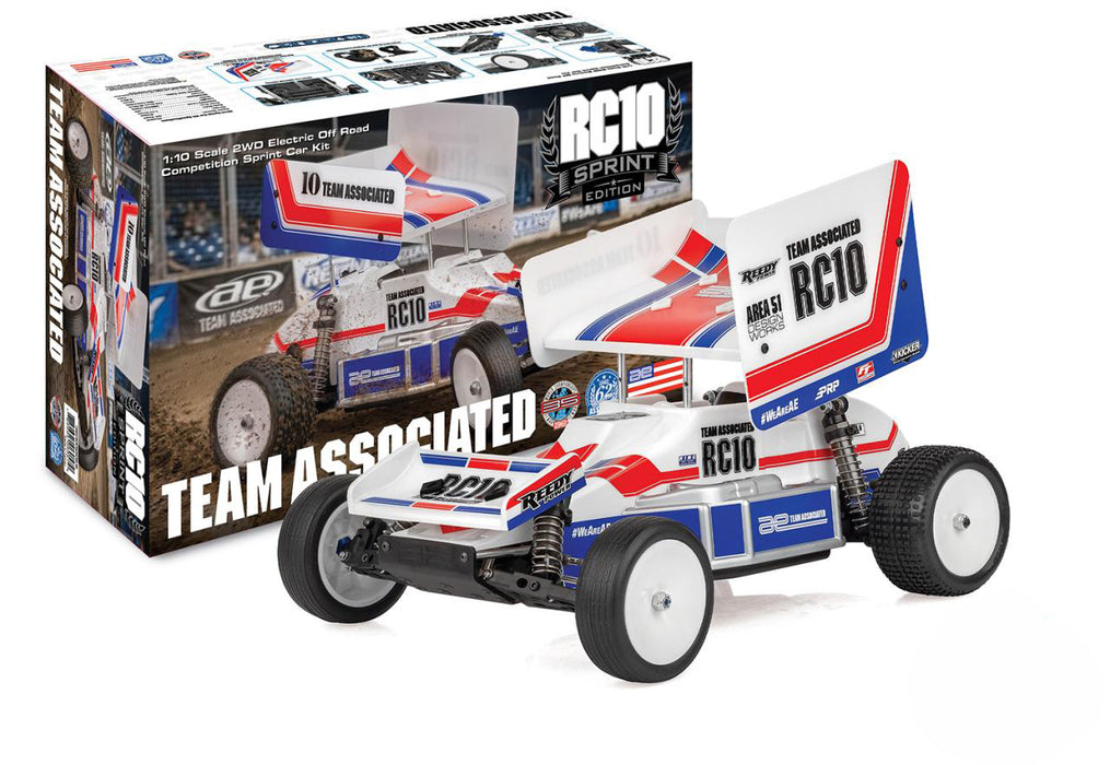 Team Associated 6057 1/10 RC10 Electric 2WD Electric Sprint Car Dirt Oval Kit