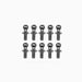 Team Associated 6271 Silver .20 RC10 Ballstud Set