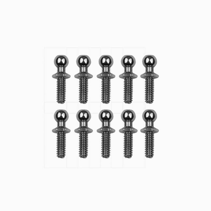Team Associated 6273 Silver .30 RC10 Ballstud Set