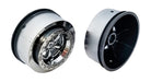 Team Associated 71076  Black Chrome 2.2 in / 3.0 in,12mm Hex Drag Rear Wheels