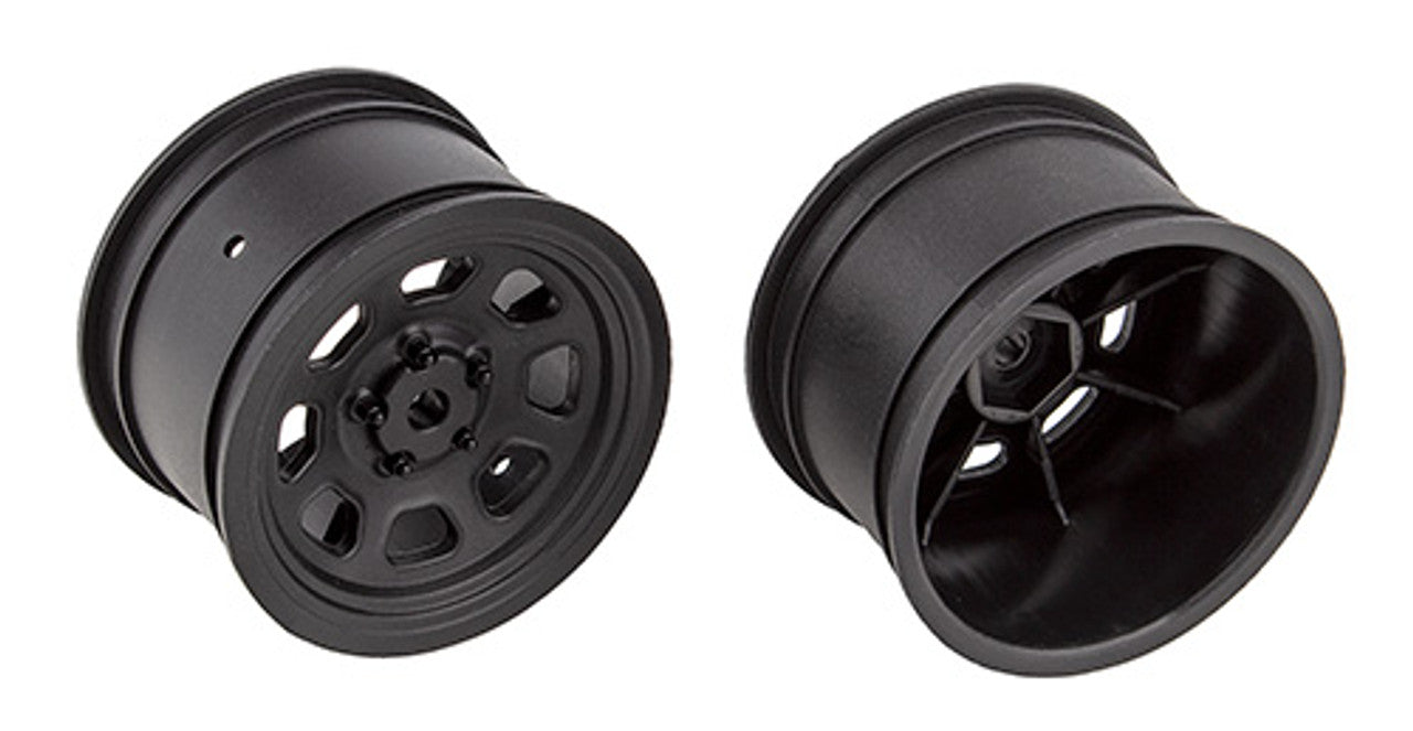 Team Associated 71097 SR10 Black Rear Wheels (1 Pair)