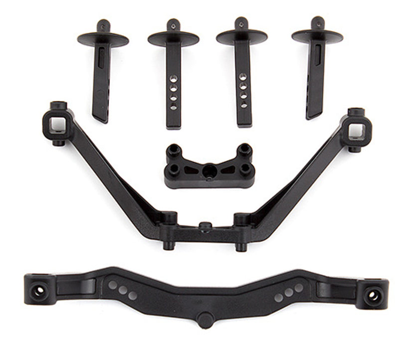 Team Associated 71123 SC6.1 Body Mounts Front and Rear for SC6.1