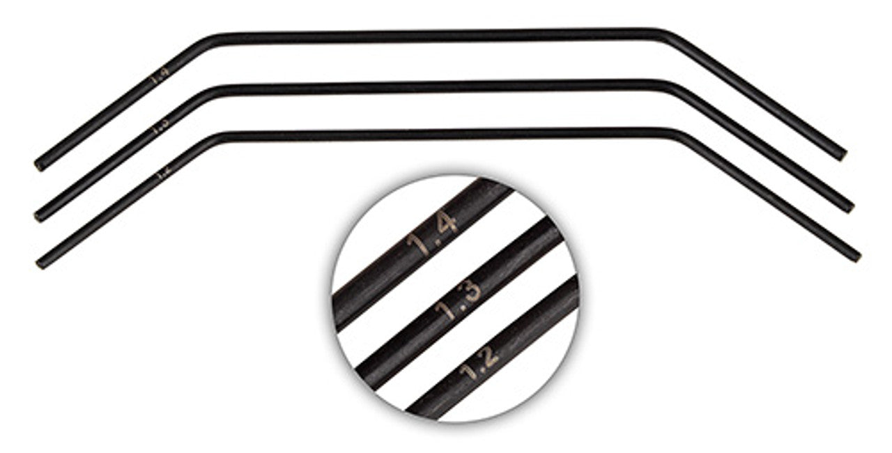 Team Associated 71128 Front Anti-Roll Bar Set for SC6.1 or T6.1