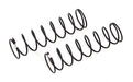 Team Associated 71164 RC10T6.2, RC10SC6.2 White 13mm Rear Springs 2.35 lb/in L72 9.25T 1.2D