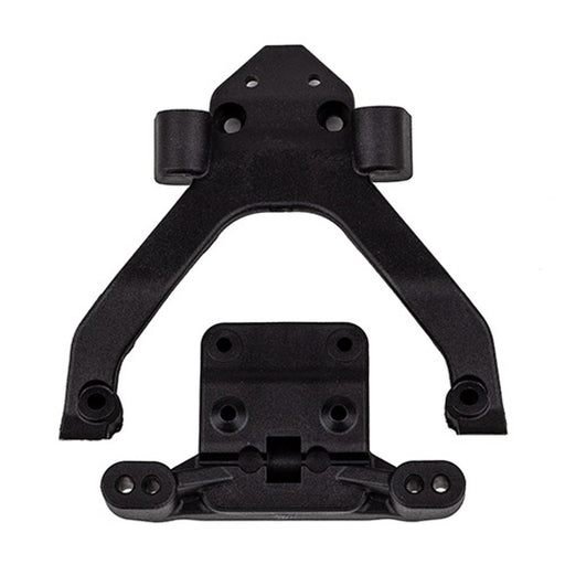 Team Associated 71182 RC10B6.4 Angled Front Top Plate and Ballstud Mount