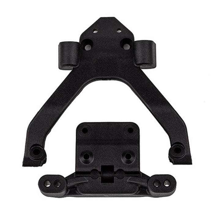 Team Associated 71182 RC10B6.4 Angled Front Top Plate and Ballstud Mount