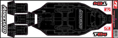 Team Associated 71184 RC10T6.4 Factory Team Printed Chassis Protective Sheet