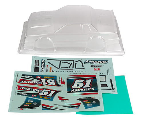 Team Associated 71192 Clear Body for SR10 Dirt Oval Car