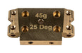 Team Associated 72007 25deg DR10 Factory Team Brass Front Bulkhead