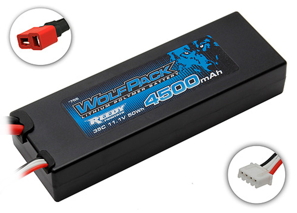 Team Associated 755 Reedy WolfPack LiPo 4500mAh 35C 11.1V Battery Pack
