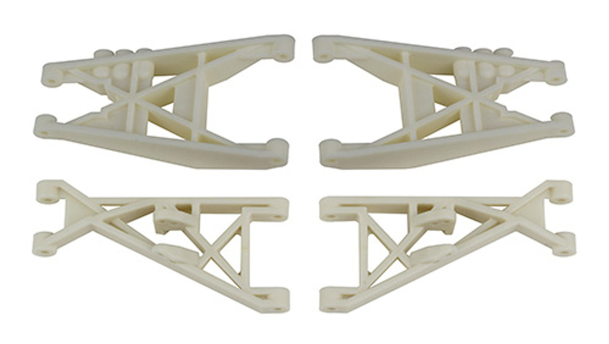Team Associated 7806 White Front and Rear Suspension Arms