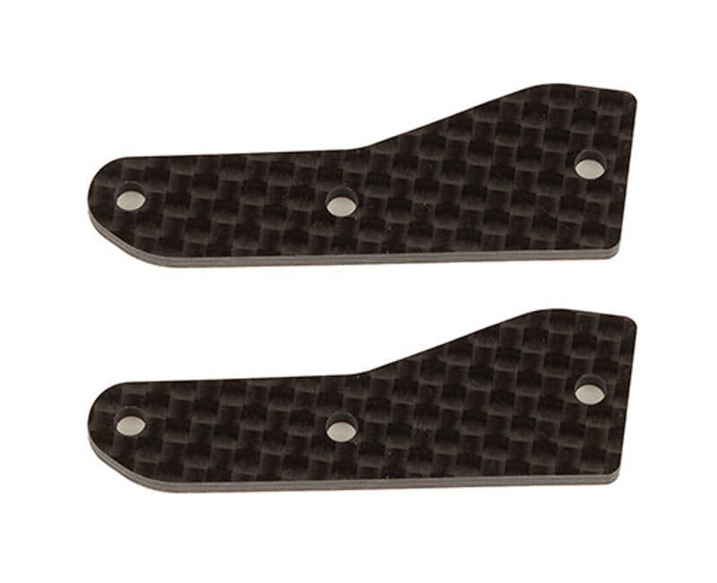 Team Associated 81537 RC8B4 Factory Team Carbon Fiber 2mm Front Upper Suspension Arm Inserts