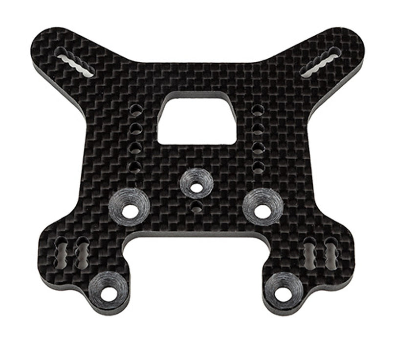 Team Associated 81635 RC8B4.1 Factory Team Rear Shock Tower, 36.5, Carbon Fiber