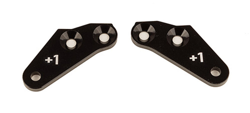 Team Associated 81640 RC8B4 Steering Block Arms +1, Aluminum for RC8B4.1/RC8B4.1e