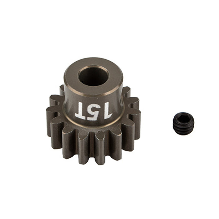 Team Associated 89597 Factory Team Aluminum 15 Tooth-MOD 1 5mm Shaft Pinion Gear