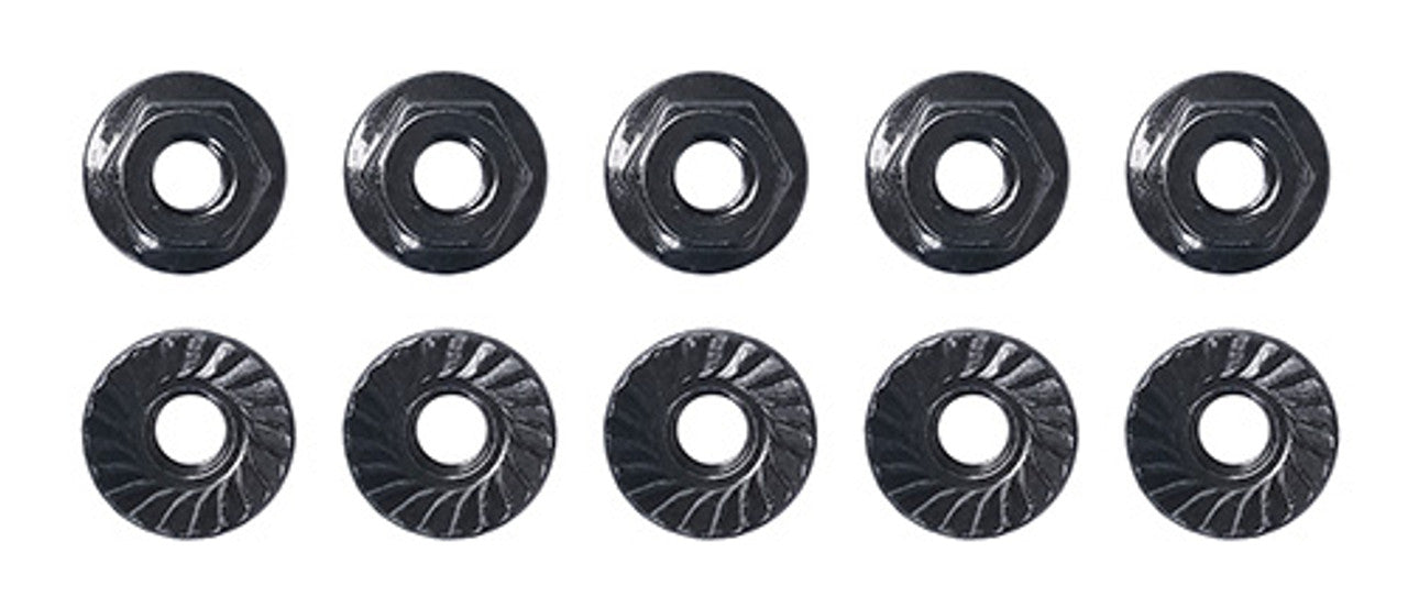 Team Associated 91150 M4 Low Profile Serrated Steel Wheel Nuts