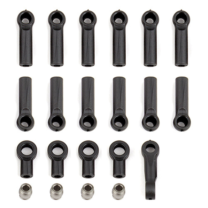 Team Associated 91469 Ball Cups, Rod Ends and Steering Link, Fits: ProSC10, Reflex DB10, and Trophy Rat