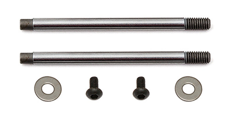 Team Associated 91618 Factory Team 3X23mm V2 Chrome Shock Shafts (1 Pair)