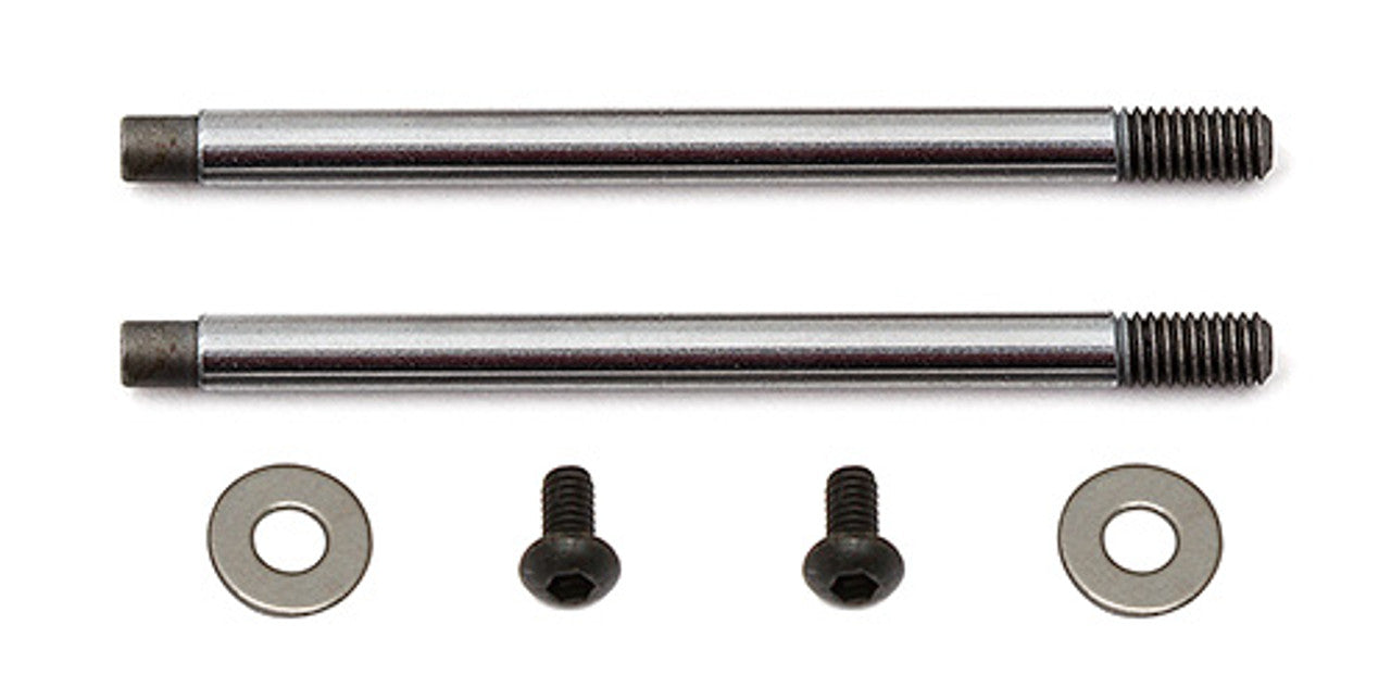 Team Associated 91618 Factory Team 3X23mm V2 Chrome Shock Shafts (1 Pair)