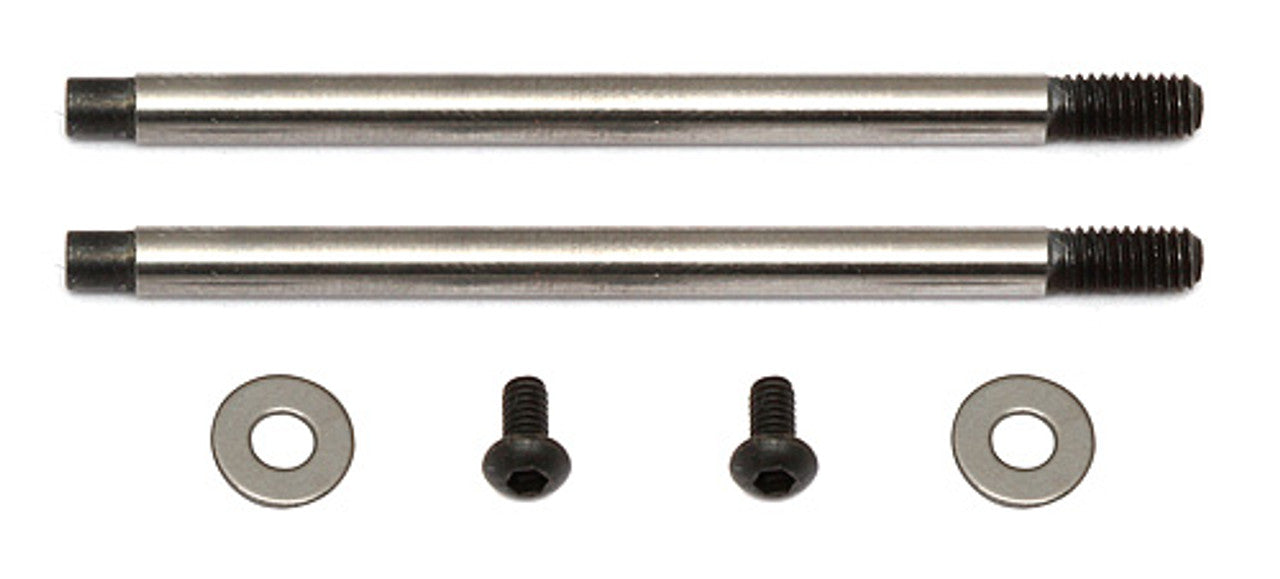 Team Associated 91620 Factory Team 3x 27.5mm V2 Chrome Shock Shafts for #91577 & #91578 (1 Pair)