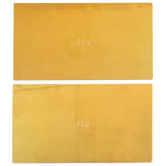 Team Associated 91744 B6 Brass Under Battery Weights