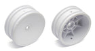 Team Associated 9690 Buggy Front Hex Wheels White for RC10 B4 B5 B6