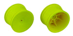 Team Associated 9696 Buggy Rear Hex Wheels Yellow for RC10 B4 B5 B6