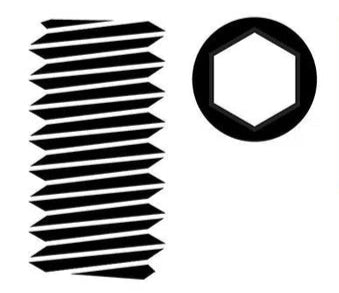 Team Corally 3004-30-05 Steel Set Screws M3 x 5mm Hex 10 Pack