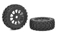 Team Corally C-00180-1006 Scorpion XTB Off-Road 1/8 Buggy Tires Glued on Black Rims (1 Pair)