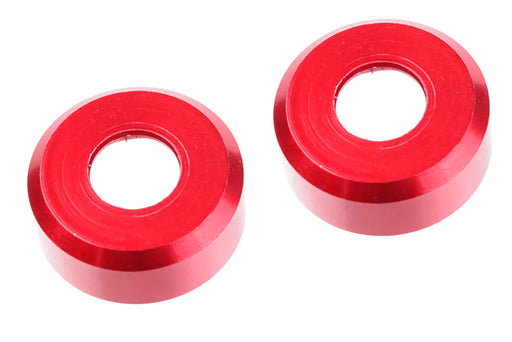 Team Corally C-00180-1040 Red Aluminum Outer HDA Suspension Arm Insert with 2.5mm Spacer 2.5mm fits Spark (2 Pieces)